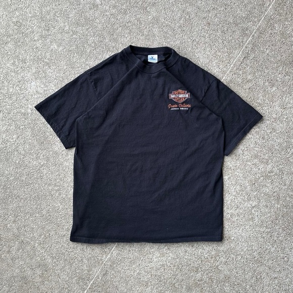 Harley Davidson Embroidered Tee - Size L - Picture 1 of 4